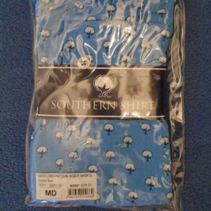 Southern Shirt Company Mens MD Medium Boxers Blue